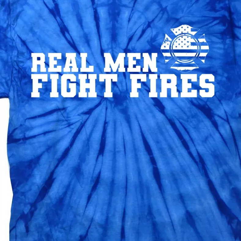 Firefighter Real Fight Fires Usa Cute Gift Tie-Dye T-Shirt