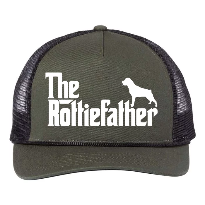 Funny Rottweiler Father Dad Shirts The Rottie Father Tee Retro Rope Trucker Hat Cap