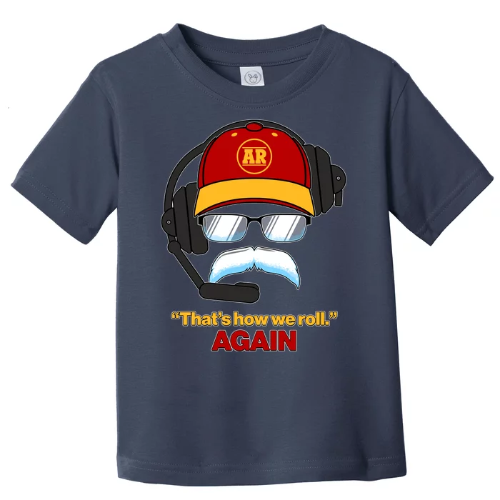 Funny Reid Frozen Mustache ThatS How We Roll Again Toddler T-Shirt