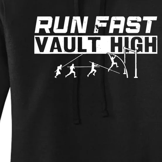 Funny Run Fast Vault High Pole Vault Women's Pullover Hoodie