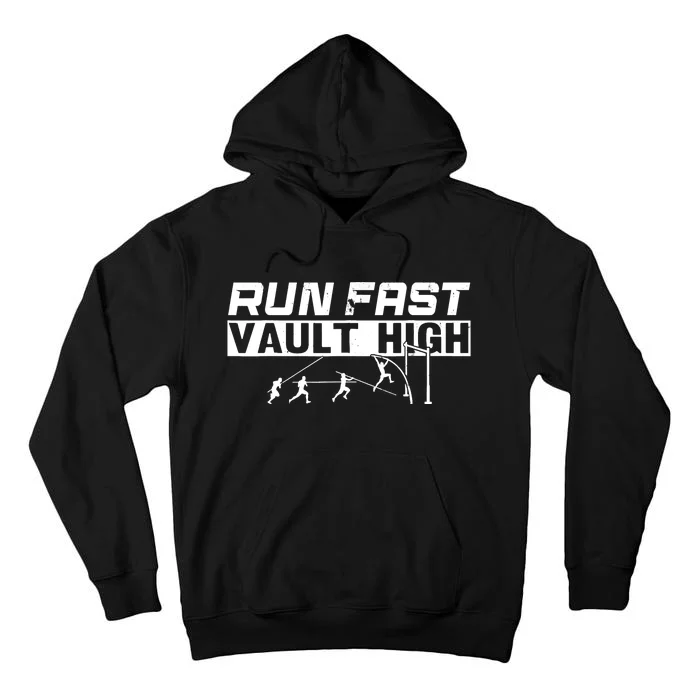 Funny Run Fast Vault High Pole Vault Tall Hoodie