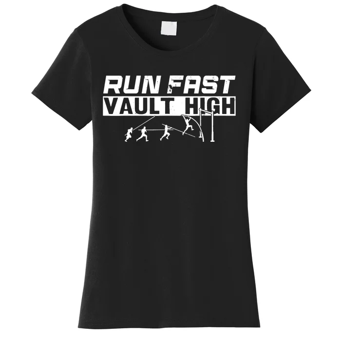 Funny Run Fast Vault High Pole Vault Women's T-Shirt