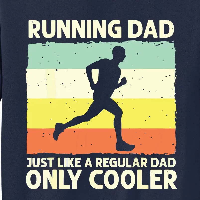 Funny Running For Men Dad Marathon Runner Coach Marathoner Tall Sweatshirt