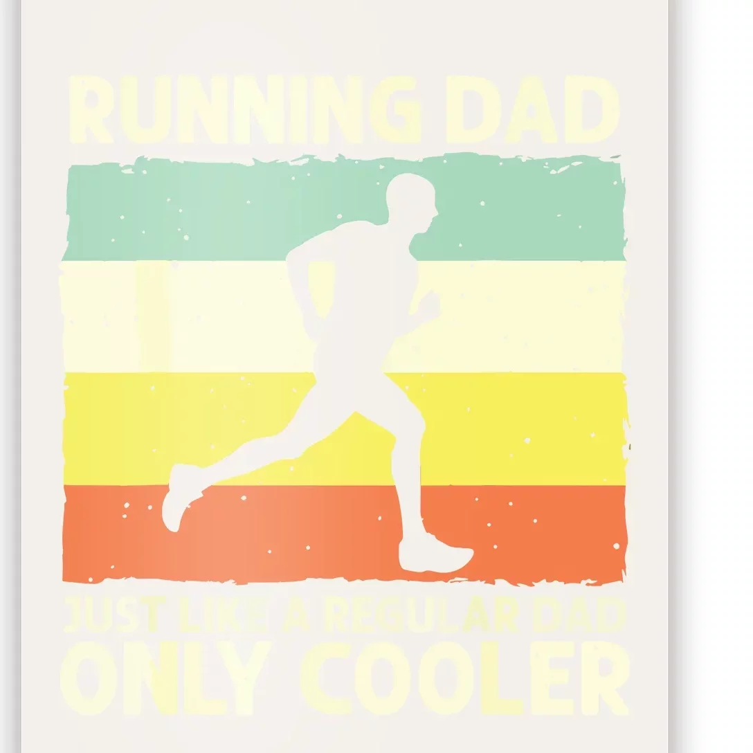 Funny Running For Men Dad Marathon Runner Coach Marathoner Poster