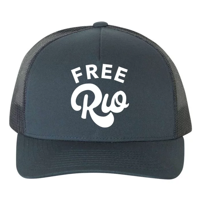 Free Rio Yupoong Adult 5-Panel Trucker Hat