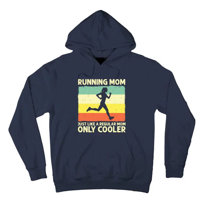 Funny Running For Women Mom Marathoner Runner Coach Racing Tall Hoodie