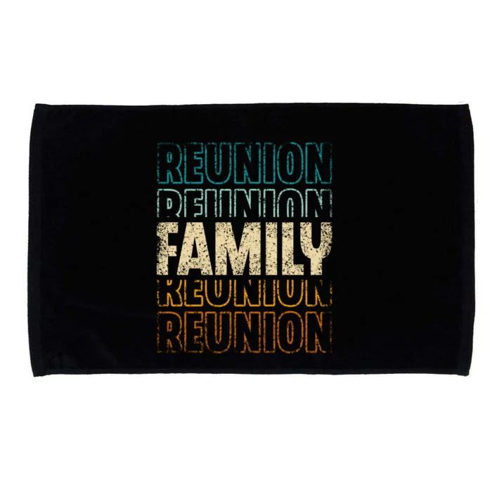 Family Reunion Families Gathering Meeting Family Cute Gift Microfiber Hand Towel