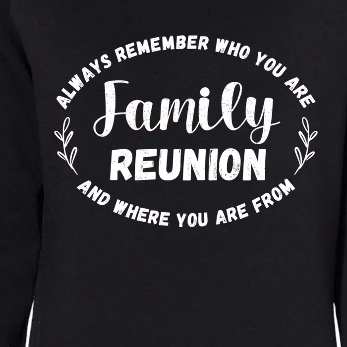 Family Reunion Family Party Gift Womens California Wash Sweatshirt