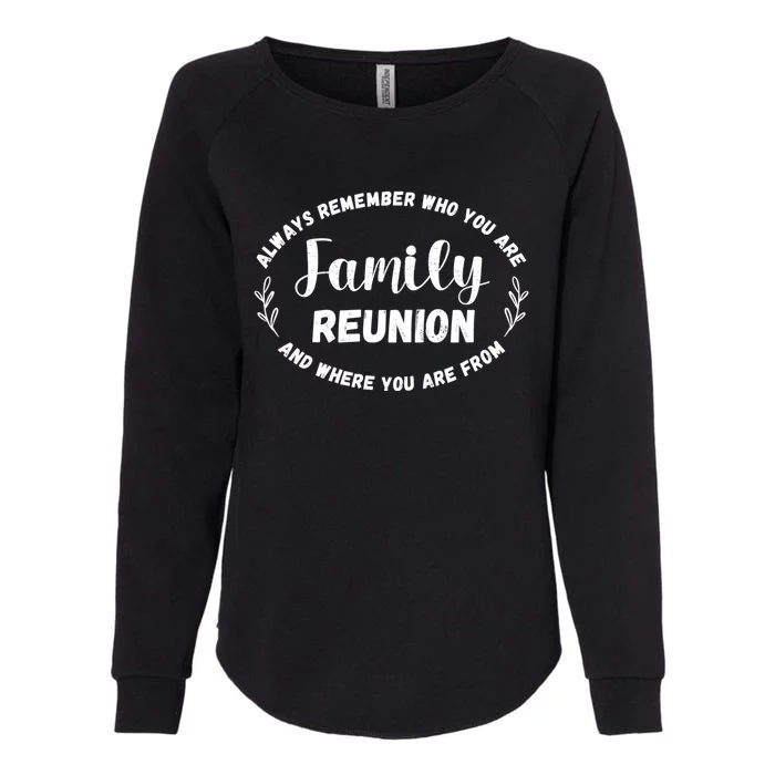 Family Reunion Family Party Gift Womens California Wash Sweatshirt