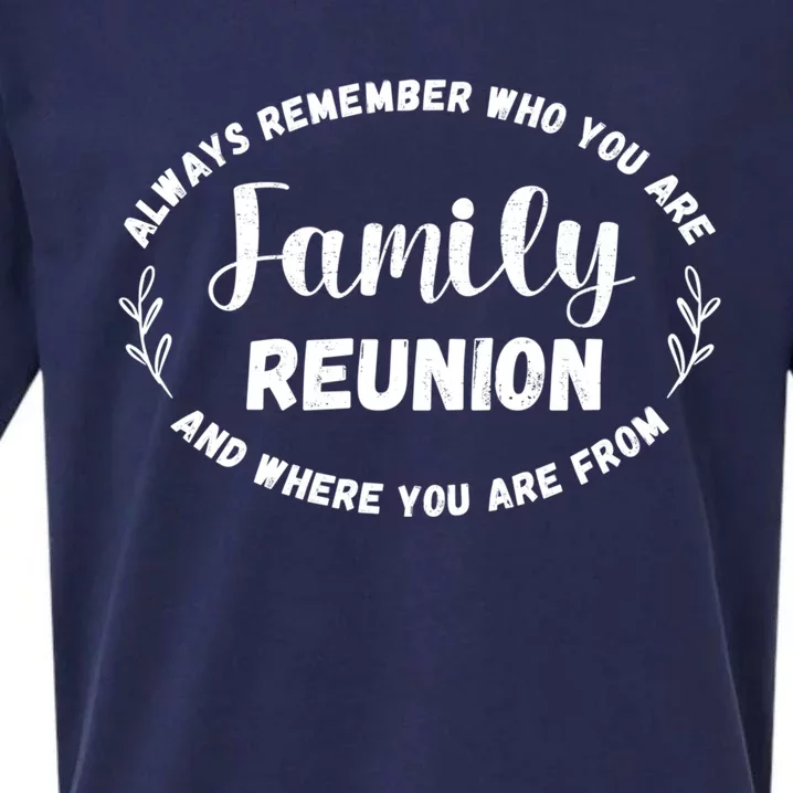 Family Reunion Family Party Gift Sueded Cloud Jersey T-Shirt