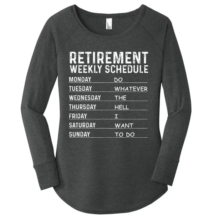 Funny Retirement Gift For Men Women Cool Retired Retiree Women's Perfect Tri Tunic Long Sleeve Shirt