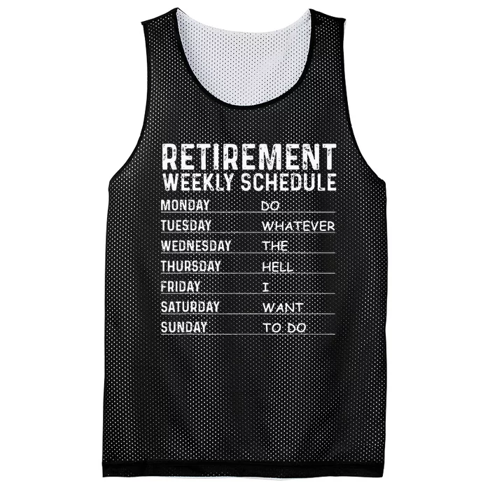 Funny Retirement Gift For Men Women Cool Retired Retiree Mesh Reversible Basketball Jersey Tank