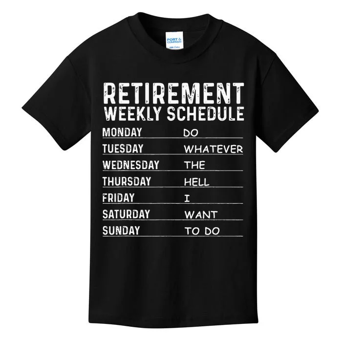 Funny Retirement Gift For Men Women Cool Retired Retiree Kids T-Shirt