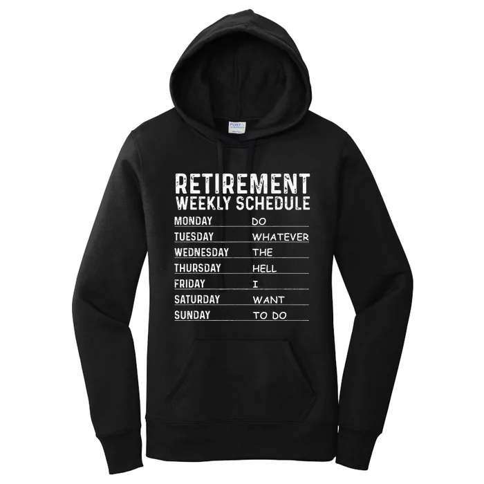 Funny Retirement Gift For Men Women Cool Retired Retiree Women's Pullover Hoodie