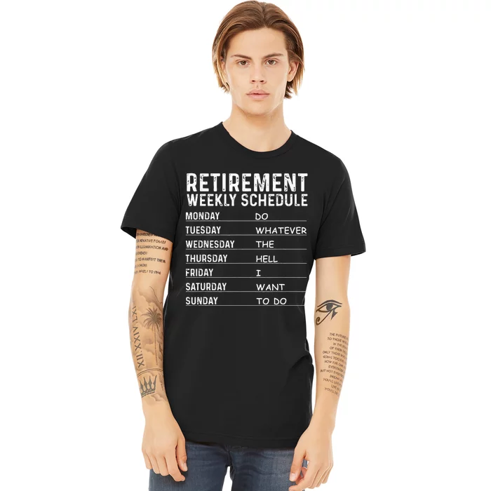 Funny Retirement Gift For Men Women Cool Retired Retiree Premium T-Shirt