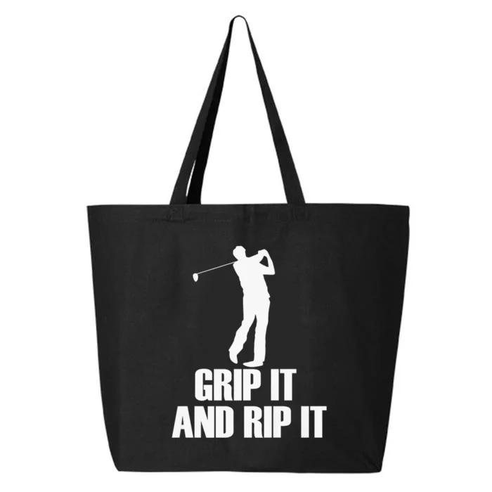 Funny Retro Grip and Rip It Disc Golf 25L Jumbo Tote