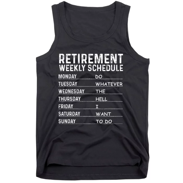 Funny Retirement Gift For  Cool Retired Retiree Tank Top