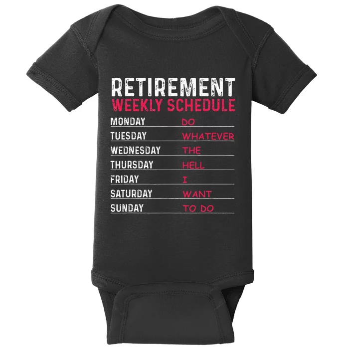 Funny Retirement Gift For Women Cool Retired Retiree Baby Bodysuit