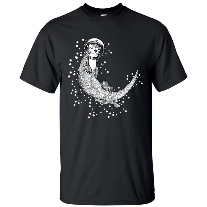 Ferret Rodent Gnawer Space Planet Universe Tall T-Shirt