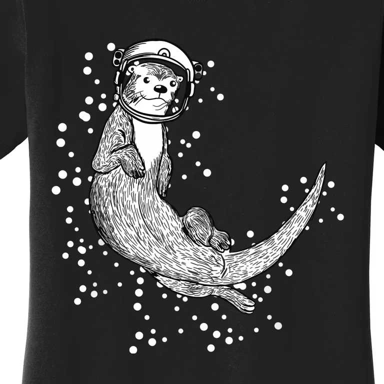 Ferret Rodent Gnawer Space Planet Universe Women's T-Shirt