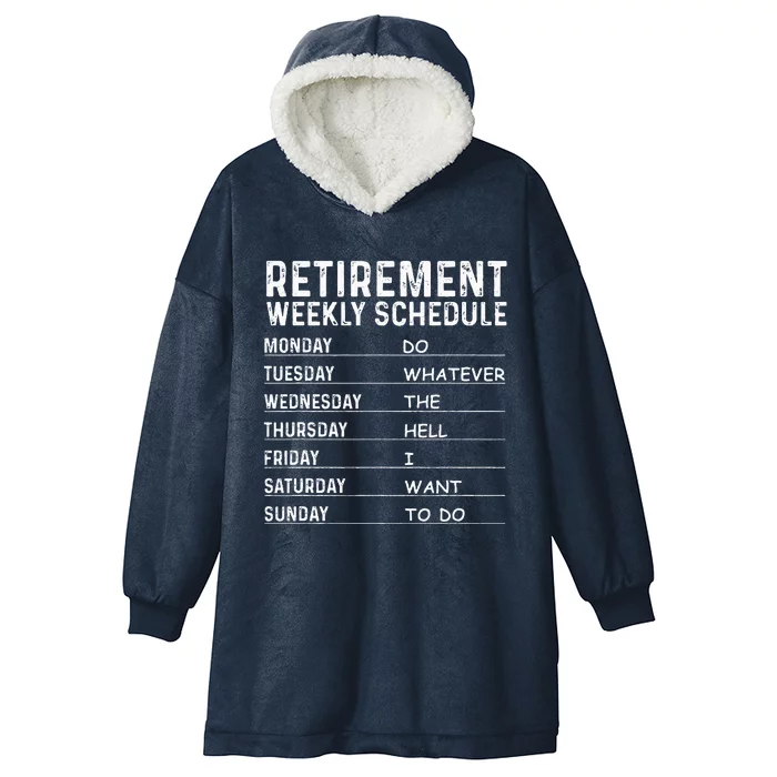 Funny Retirement Gift For Women Cool Retired Retiree Hooded Wearable Blanket