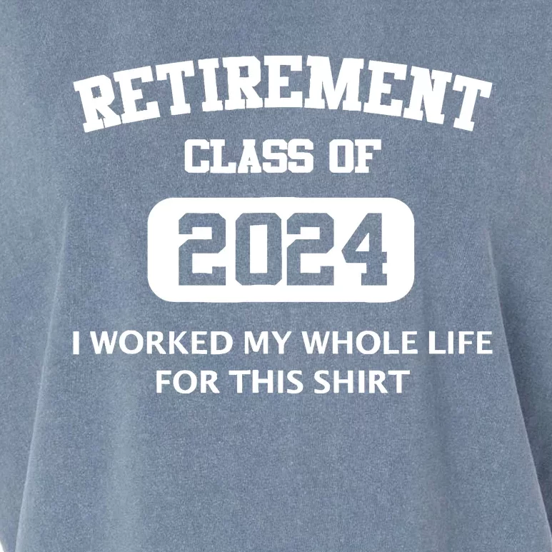 Funny Retirement Gifts For Retired Dad 2024 Retire Garment-Dyed Women's Muscle Tee