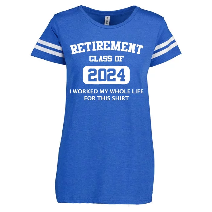 Funny Retirement Gifts For Retired Dad 2024 Retire Enza Ladies Jersey Football T-Shirt