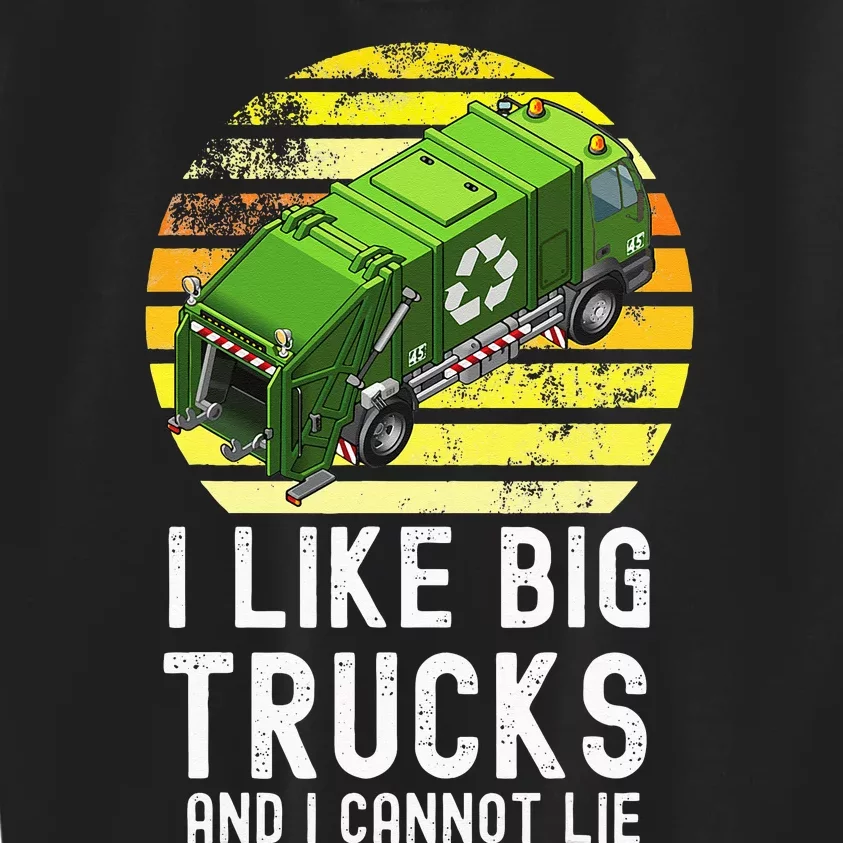 Funny Recycling Garbage Trash Truck 5T 4T 3T 2T Kids Sweatshirt