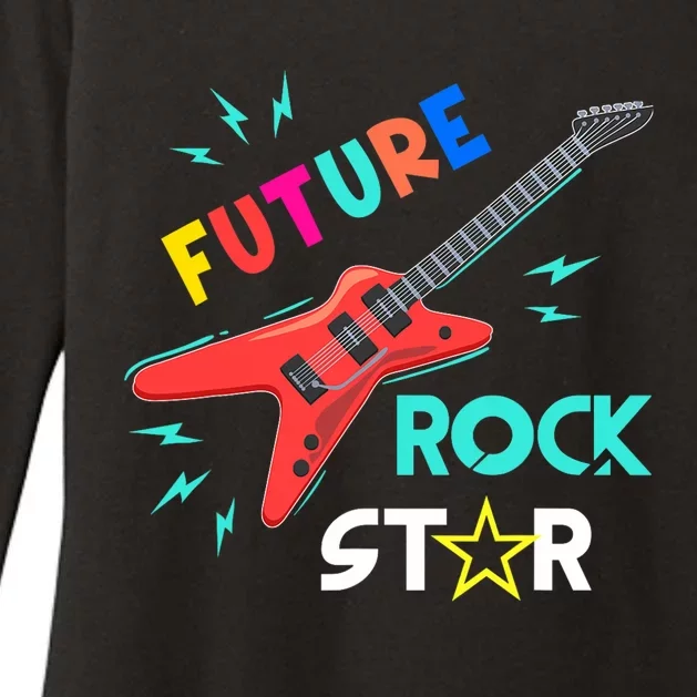 Future Rockstar Guitar Music Womens CVC Long Sleeve Shirt