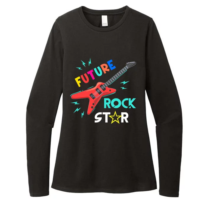 Future Rockstar Guitar Music Womens CVC Long Sleeve Shirt