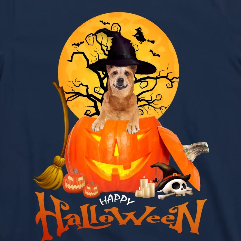 Funny Red Heeler Spooky Halloween T-Shirt