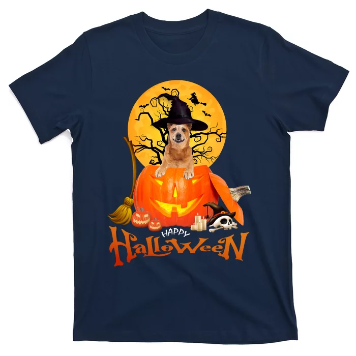 Funny Red Heeler Spooky Halloween T-Shirt