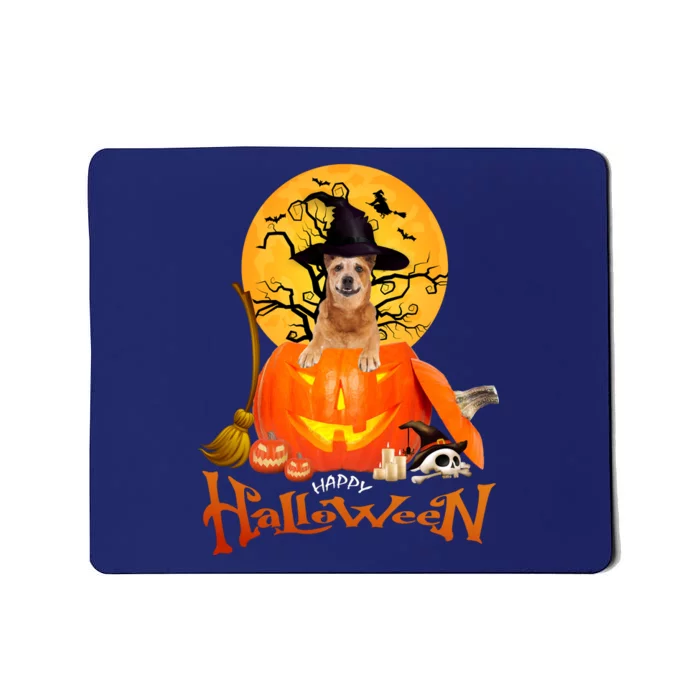 Funny Red Heeler Spooky Halloween Mousepad