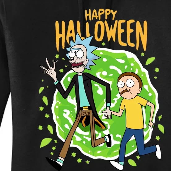 Funny Rick Halloween Women's Pullover Hoodie