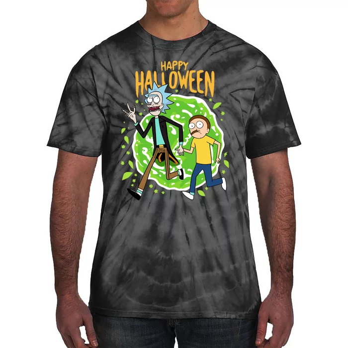 Funny Rick Halloween Tie-Dye T-Shirt