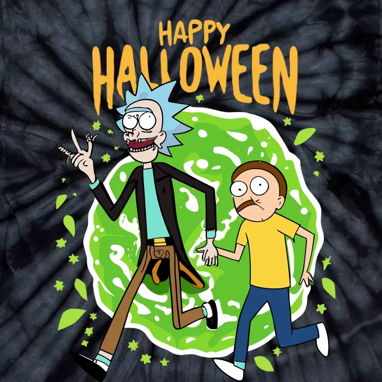 Funny Rick Halloween Tie-Dye T-Shirt