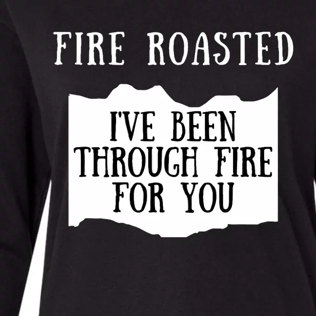 Fire Roasted Hot Sauce Packet Group Costume Womens Cotton Relaxed Long Sleeve T-Shirt