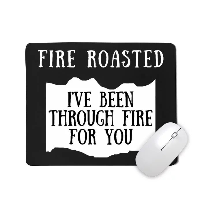 Fire Roasted Hot Sauce Packet Group Costume Mousepad