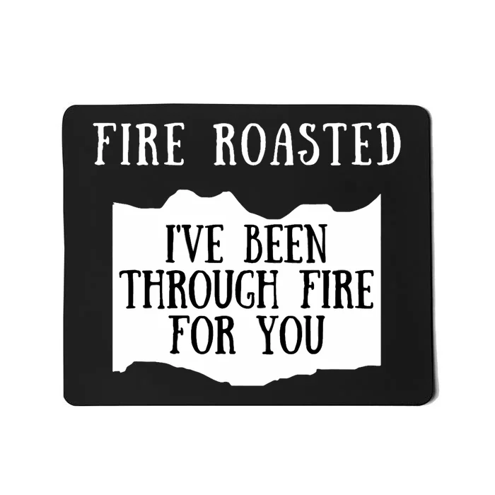 Fire Roasted Hot Sauce Packet Group Costume Mousepad