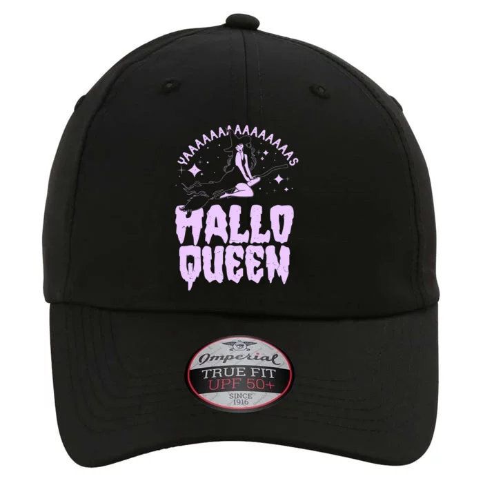 Funny Retro Halloween Yaaas Hallo Queen Witch The Original Performance Cap