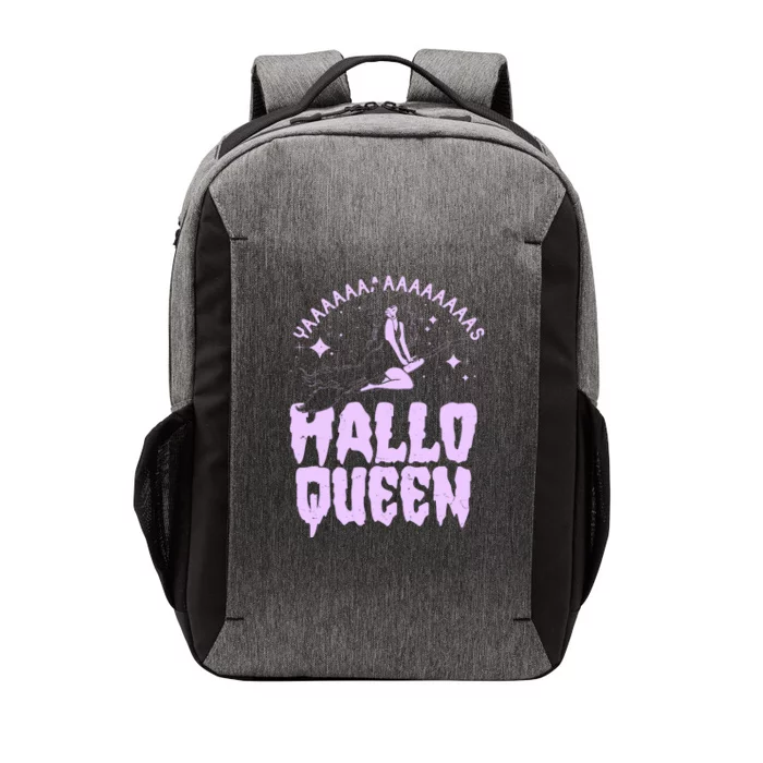 Funny Retro Halloween Yaaas Hallo Queen Witch Vector Backpack