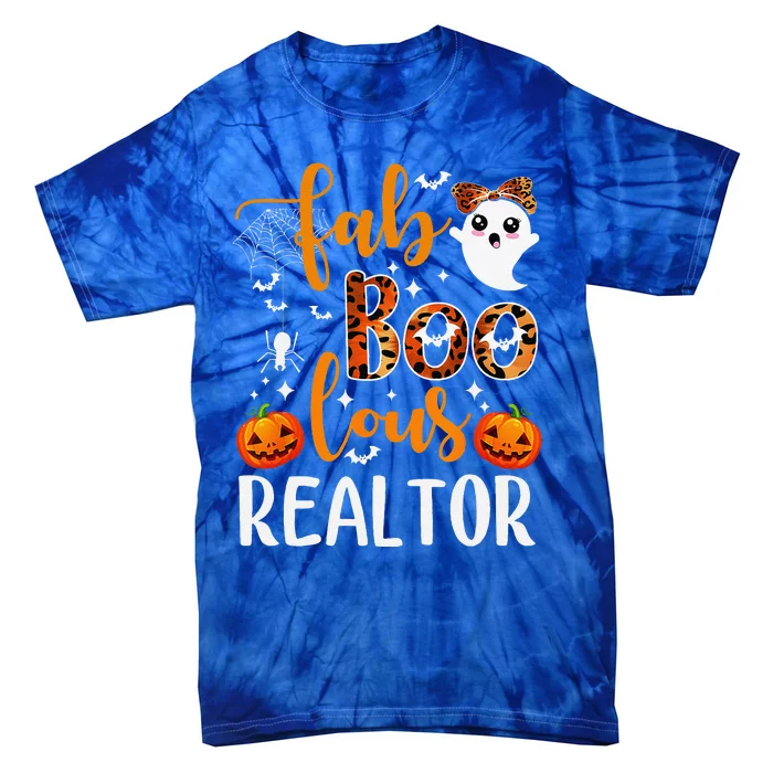 Faboolous Realtor Halloween Realtor Real Estate Agent Life Tie-Dye T-Shirt