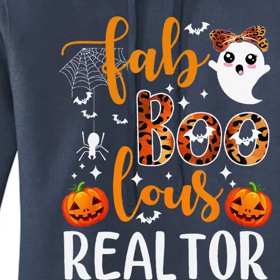 Faboolous Realtor Halloween Realtor Real Estate Agent Life Women's Pullover Hoodie