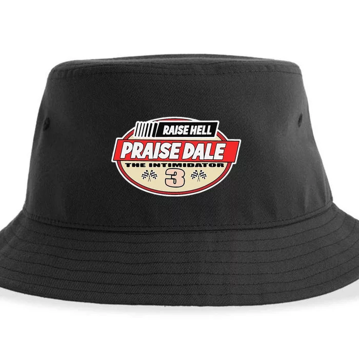 Funny Raise Hell Praise Dale Vintage Gift Sustainable Bucket Hat