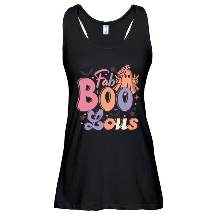 Fabulous Retro Halloween Theme Ladies Essential Flowy Tank