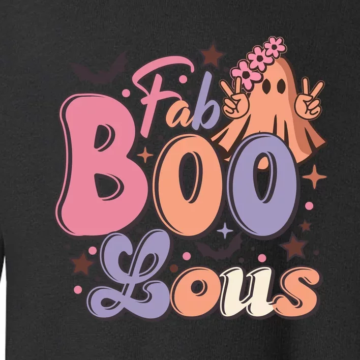 Fabulous Retro Halloween Theme Toddler Sweatshirt