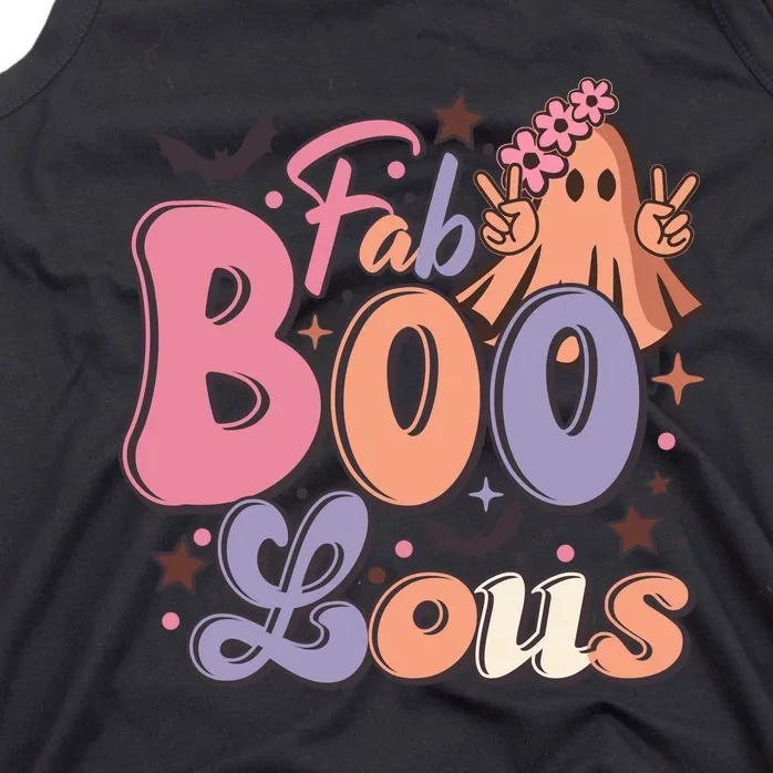 Fabulous Retro Halloween Theme Tank Top