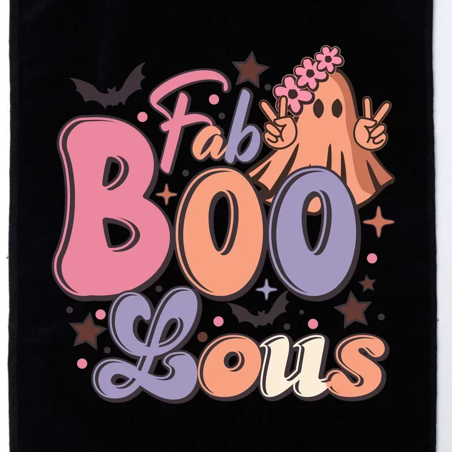 Fabulous Retro Halloween Theme Platinum Collection Golf Towel