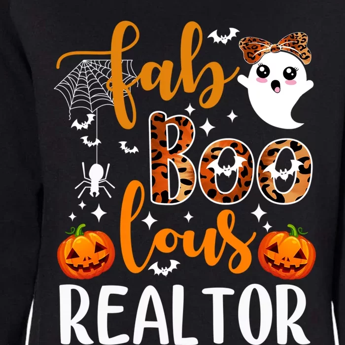 Faboolous Realtor Halloween Realtor Real Estate Agent Life Cute Gift Womens California Wash Sweatshirt