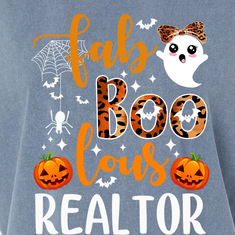 Faboolous Realtor Halloween Realtor Real Estate Agent Life Cute Gift Garment-Dyed Women's Muscle Tee